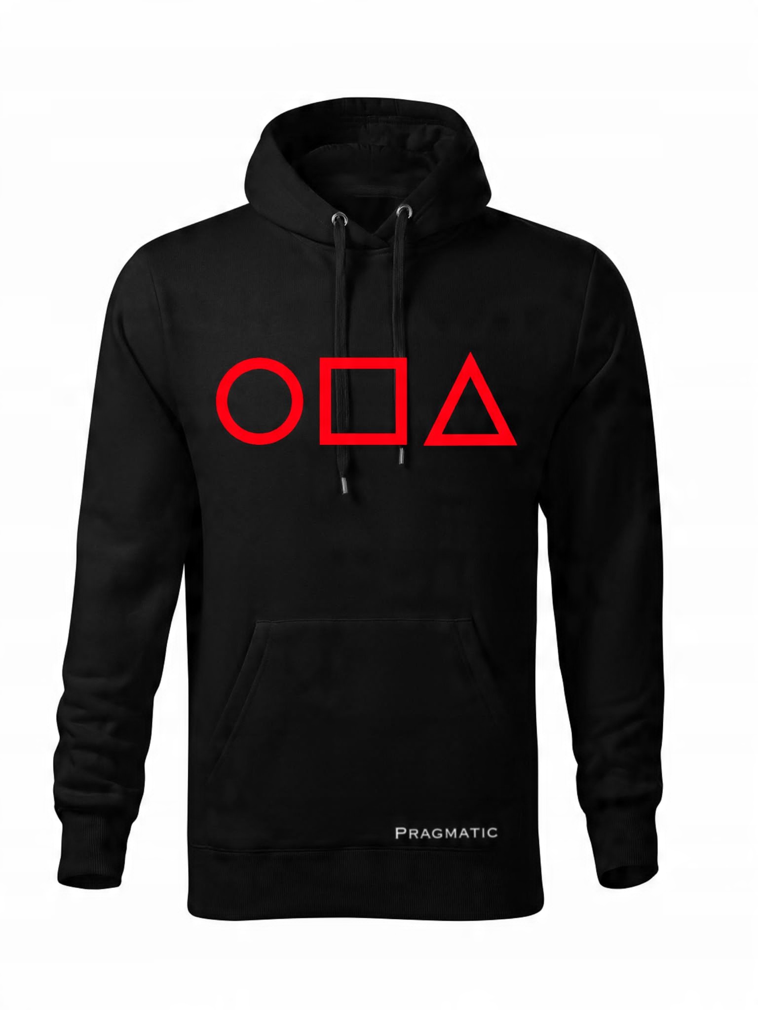 

Bluza Męska Czarna Squid Game Z Kapturem Xs