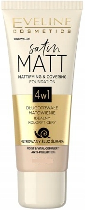 

Eveline Podkład Matujący Satin Matt 4w1 101 Ivory