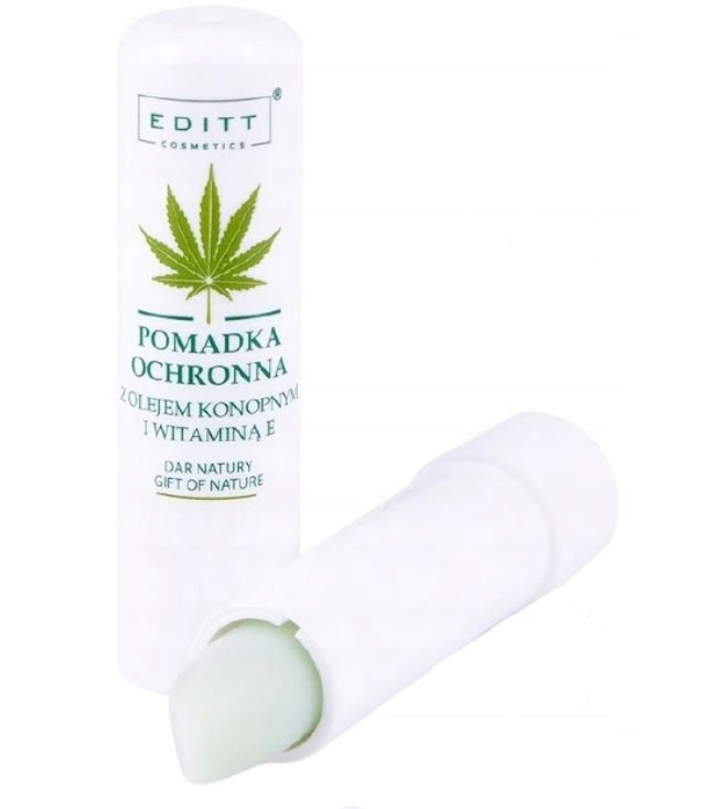 EDITT Pomadka ochronna z olejem konopnym i wit. E