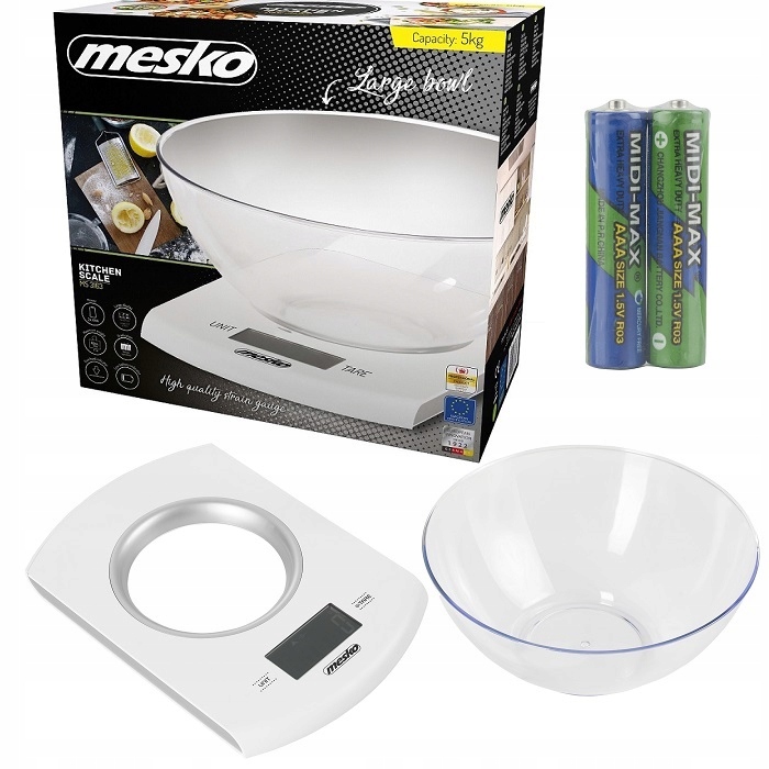 

Elektroniczna Waga Kuchenna Z Misą 2000ml MS3163