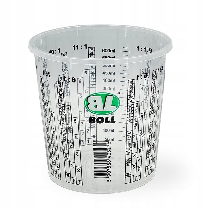 BOLL PRZEZROCZYSTY POJEMNIK Z PODZIAŁKĄ 650ML 10 SZTUK EAN (GTIN) 5907588403276