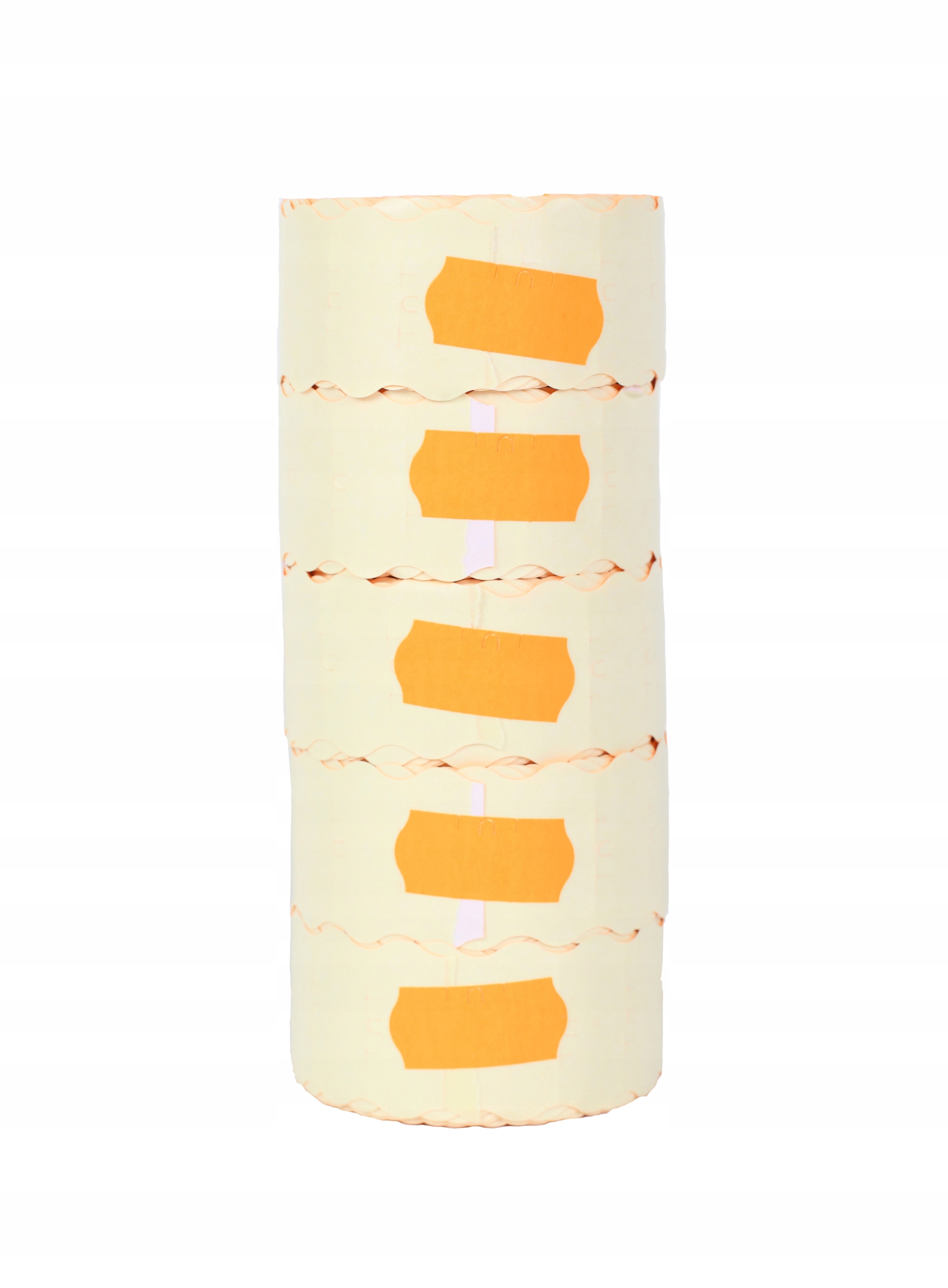 ETYKIETA CENOWA 1-RZĘD FALA FLUO (5) P