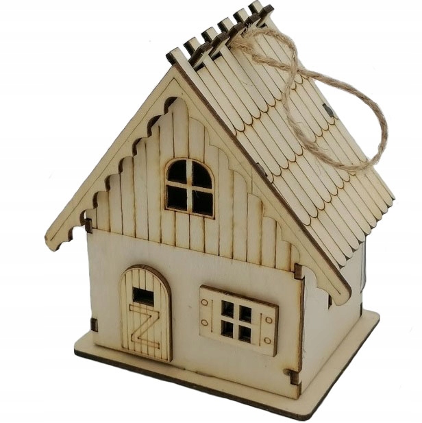 

Zawieszka Figurka Domek Drewniany Led Multikolor