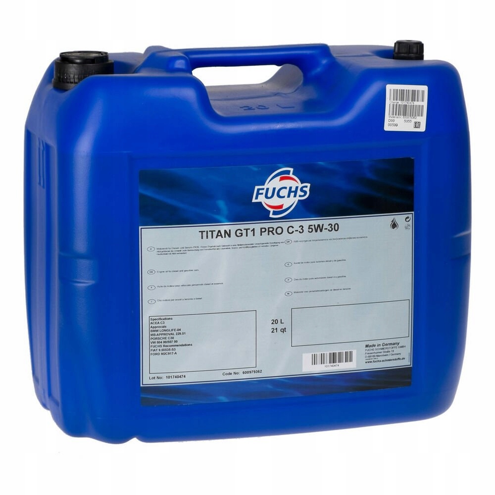 FUCHS TITAN GT1 PRO C-3 5W30 20L. SILNIKOWY OLEJ S