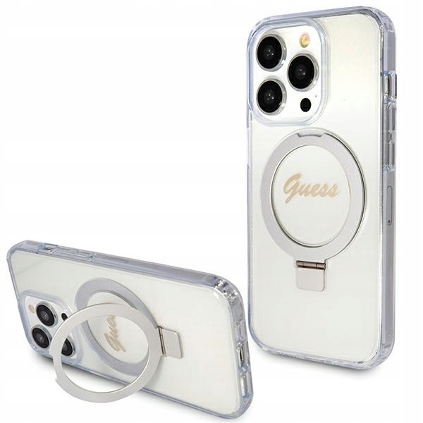 Guess GUHMP15LHRSGSD iPhone 15 Pro 6.1" průhledný/transparentní hardcase