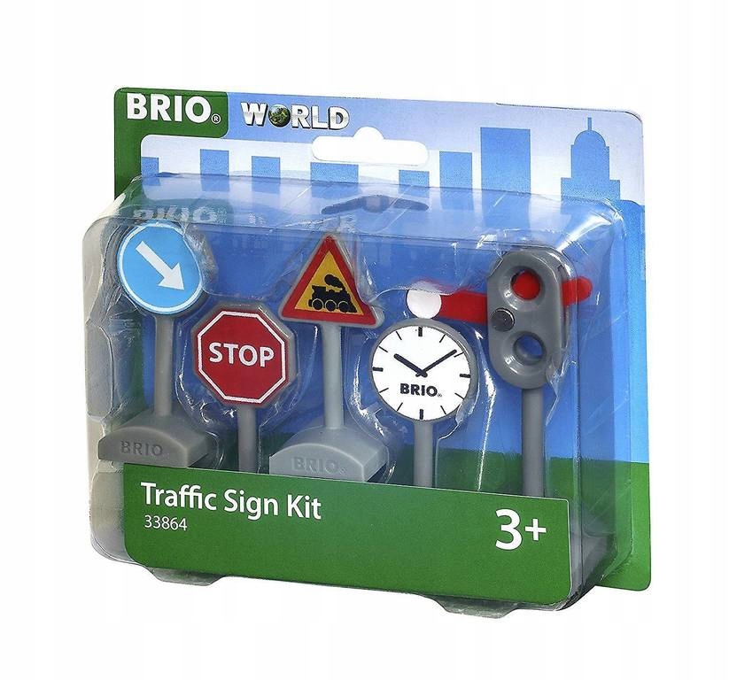 BRIO WORLD ZESTAW ZNAKÓW DROGOWYCH 33864