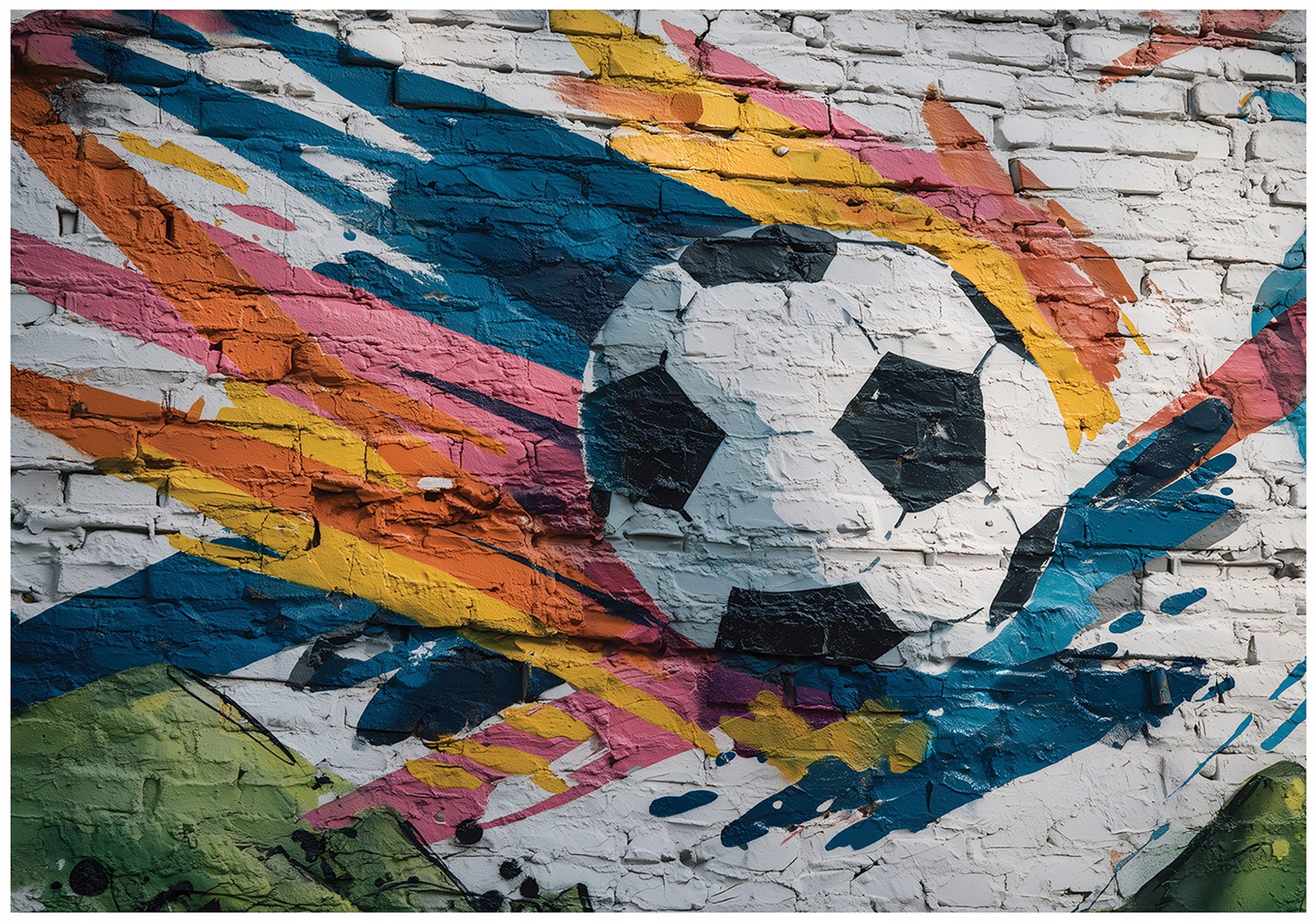 Fototapeta Pro Děti Chlapce Fotbal Graffiti Tapeta Dětská 400x280