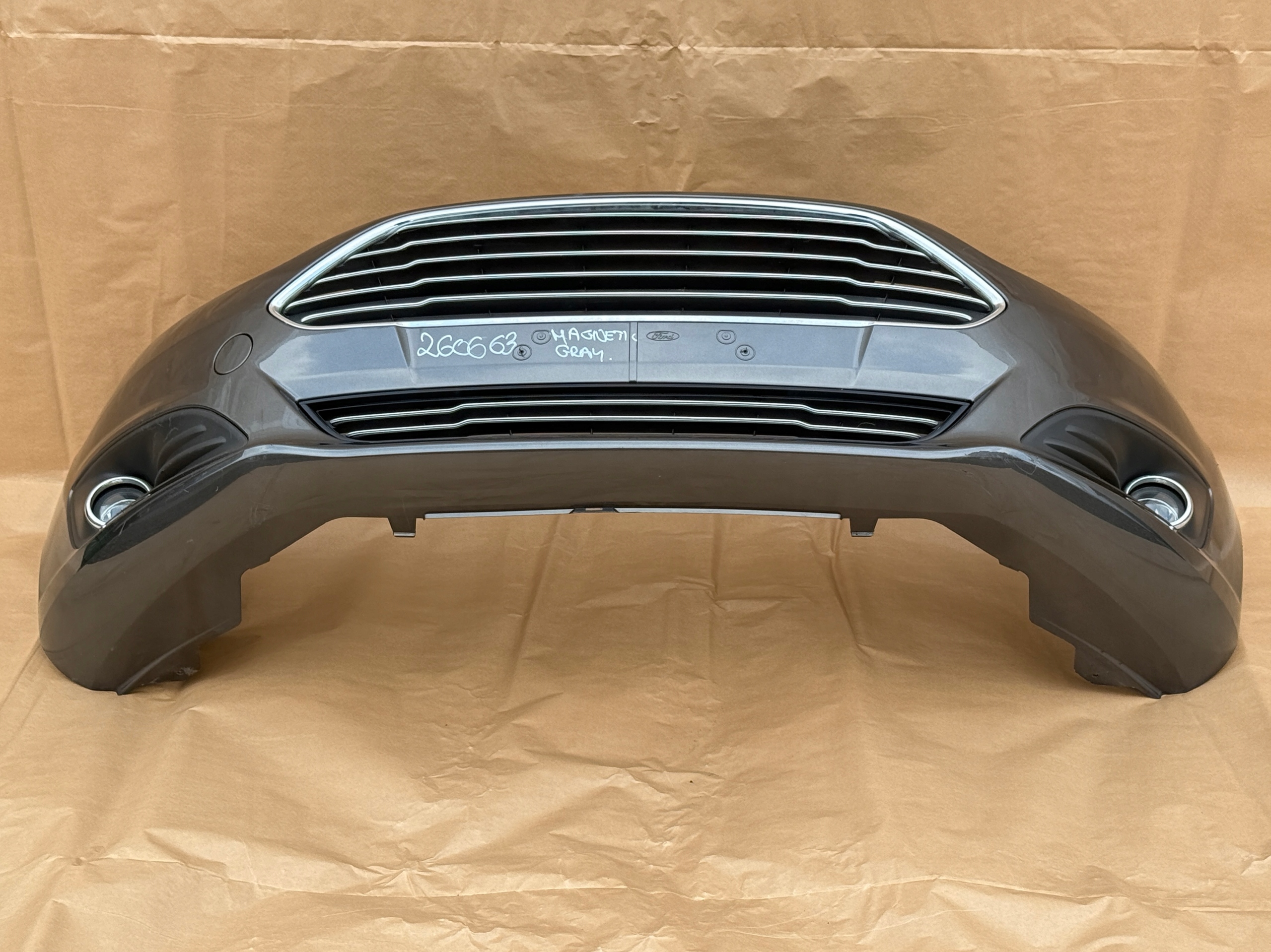 FORD FIESTA MK7 LIFT 2012-2017 bumper front MAGNETIC GRAY original