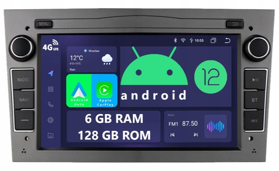 RADIO ANDROID OPEL ANTARA ASTRA H CORSA D VECTRA C SIGNUM CARPLAY QLED LTE