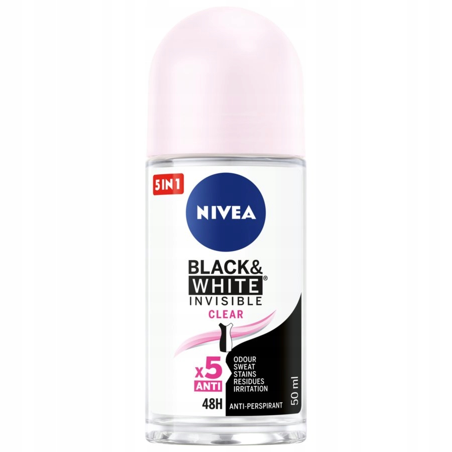 

Nivea BlackWhite Invisible Clear dezodorant 50ml