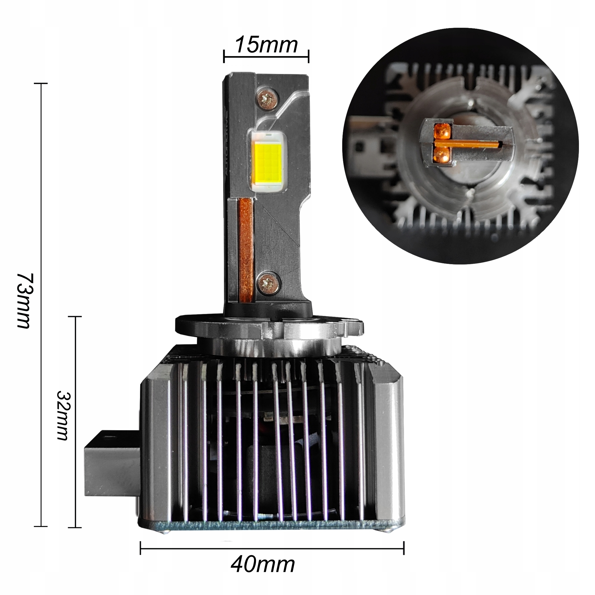 Retrofit D3S LED Plug&Play Xenon 6000K 20000lm EAN (GTIN) 5905679870099