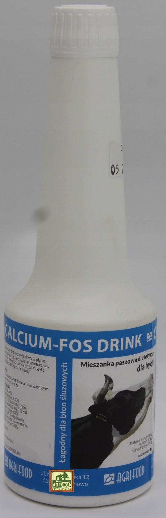 CALCIUM-FOS DRINK wlewka bydła bydło wapń fosfor Kod producenta Dodatek paszowy Calcium Fos Drink 500ml