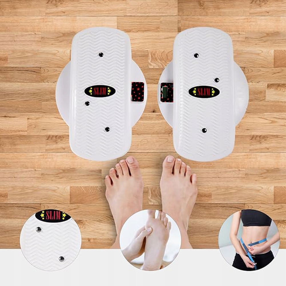 OBROTOWY TWISTER DYSK DO ĆWICZEŃ MASAŻER STÓP FITNESS WYSZCZUPLAJĄCYCH 2SZT Marka bez marki