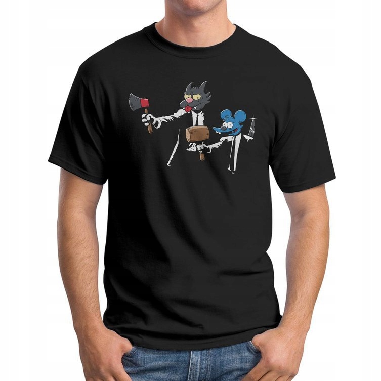 

Koszulka T-Shirt Itchy Scratchy Fiction L