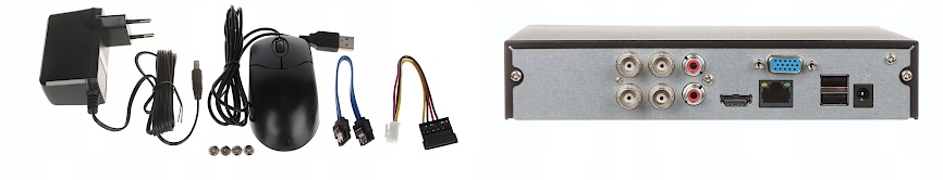 REJESTRATOR 5W1 DAHUA COOPER XVR1B04-I DO 4 KAMER Stan opakowania oryginalne