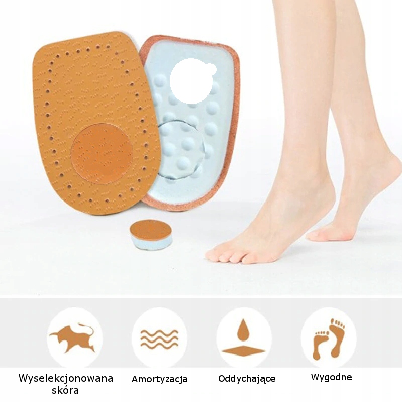 PODPIĘTKI DO BUTÓW NA OSTROGI SKÓRZANE ROZ. 37-39 Model EASY