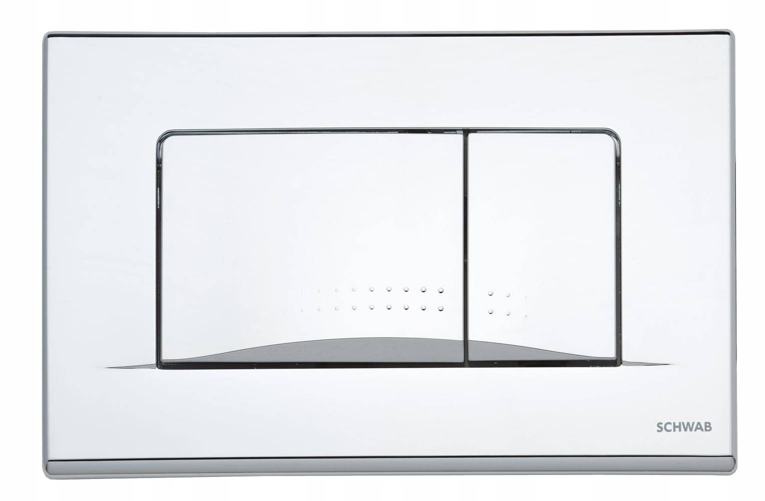 Schwab Splachovací tlačítko Dots Duo Chrom lesklé 189/198 Schwab 257429