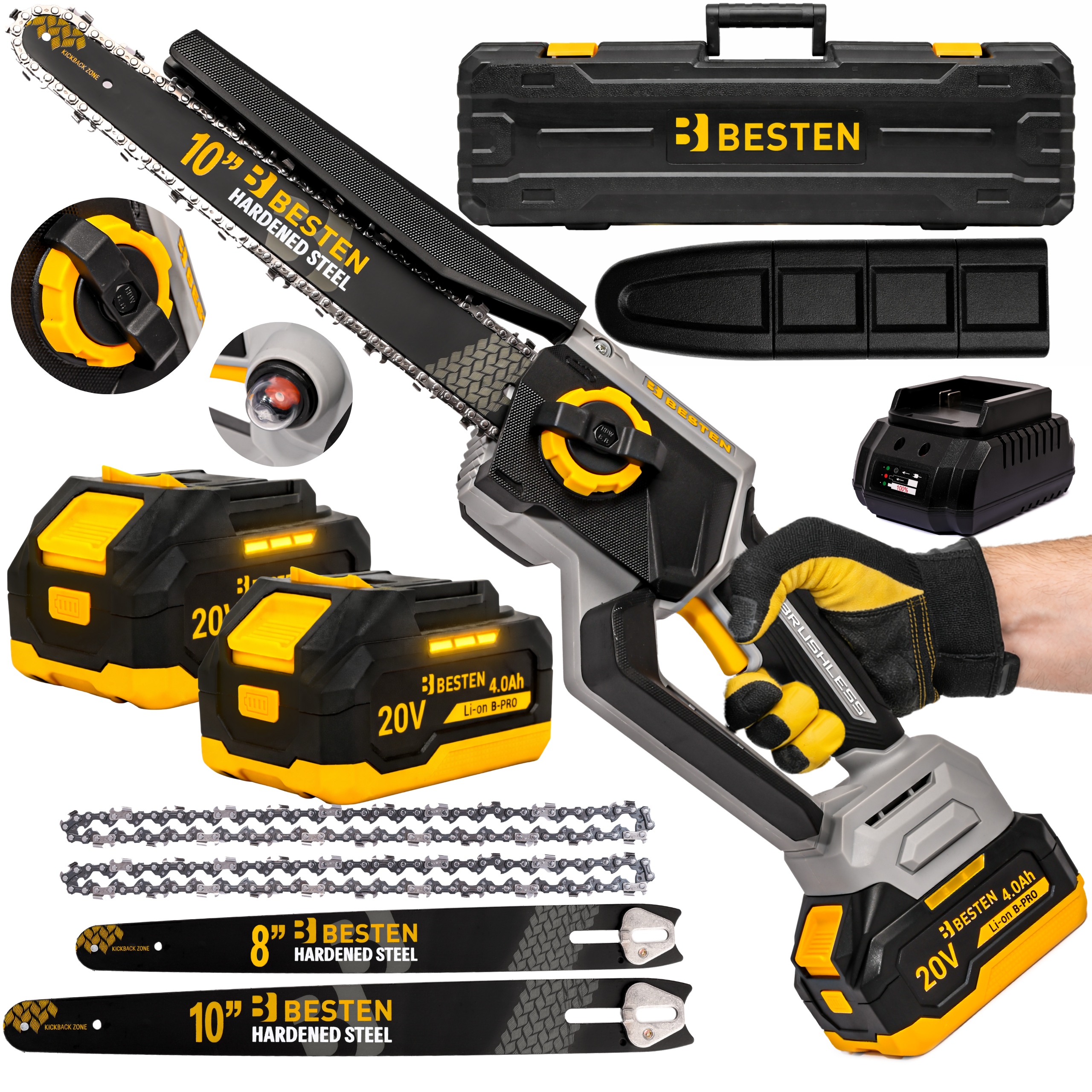 Besten Aku Řetězová Pila Větvová pila Bezkartáčová Výkonná