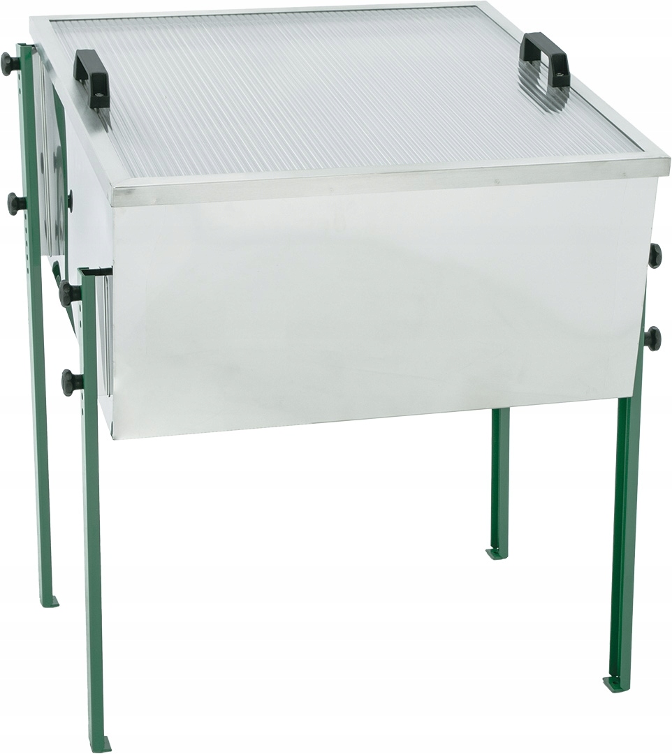 Topiarka nierdzewna słoneczna do wytopu wosku, 680 mm x 680mm, z nogami