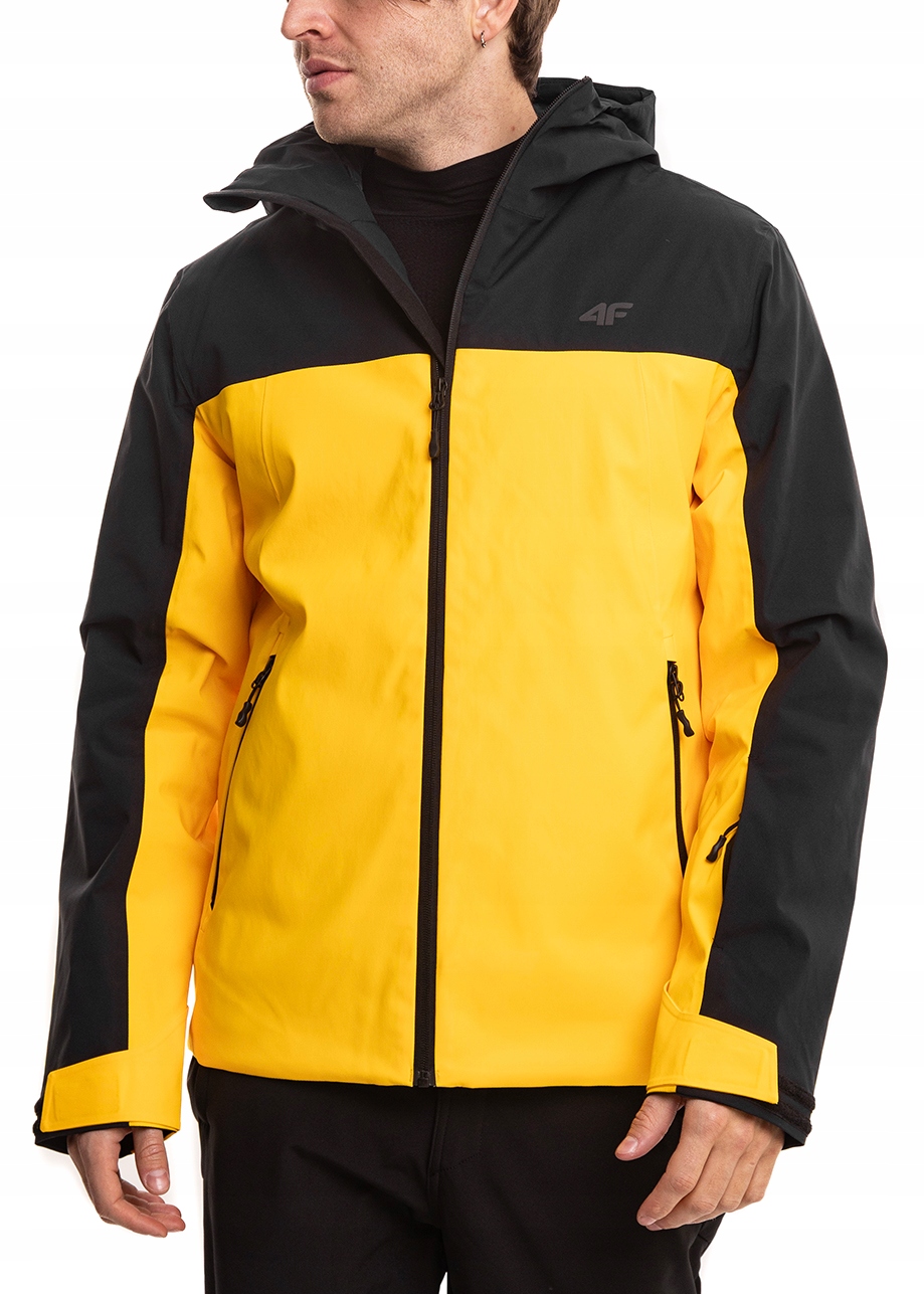 Pánská lyžařská bunda 4F s kapucí S Kapucí Hydrofobní, teplá, velikost S