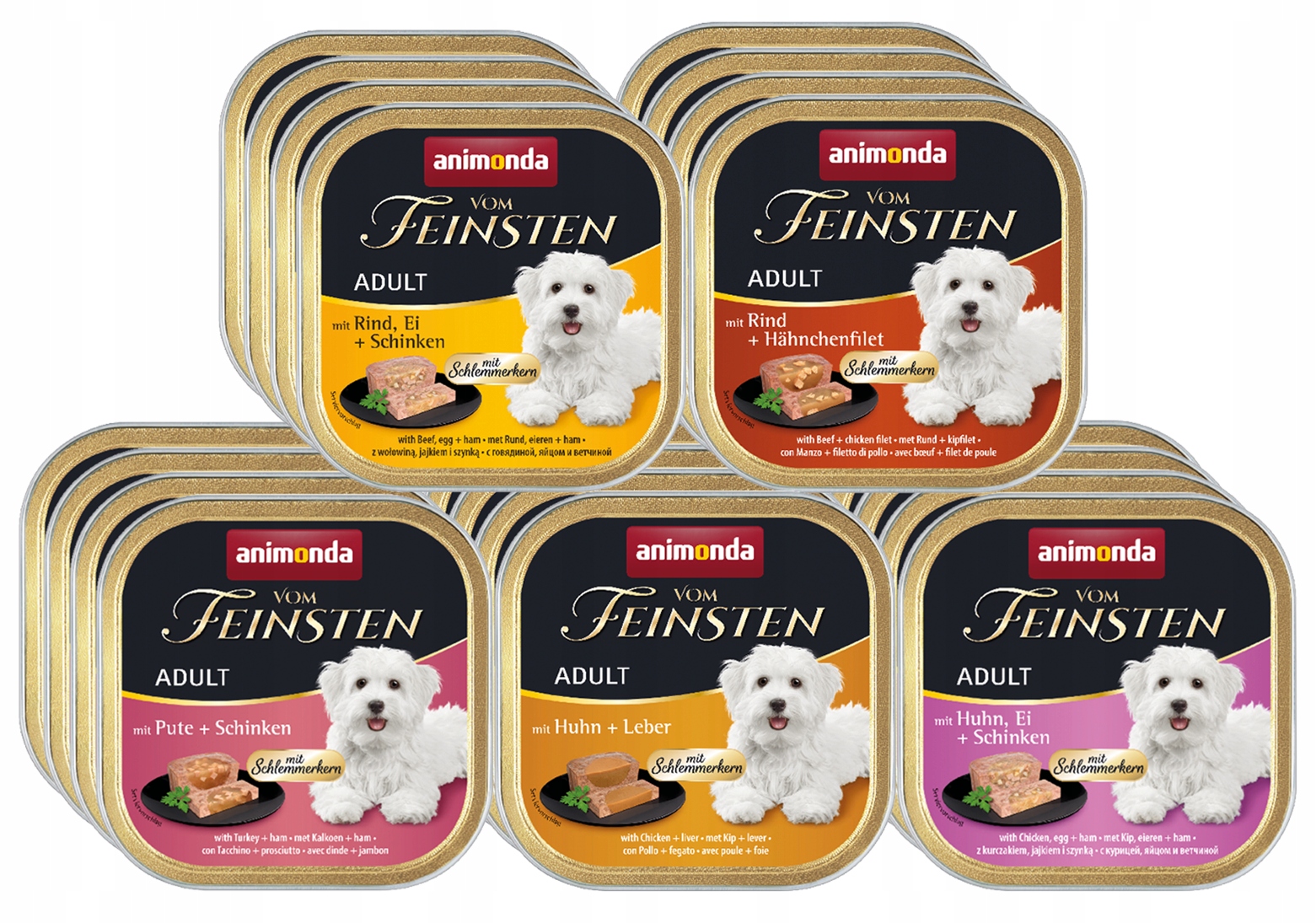 Levně Animonda vom Feinsten S Nádivkou pro gurmány Adult Set 20x150g MIX