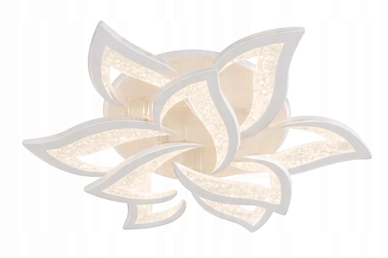 Led Luster 126W Biely 53,5 CM Diaľkový Ovládač Minimalistický Vargo DL1152