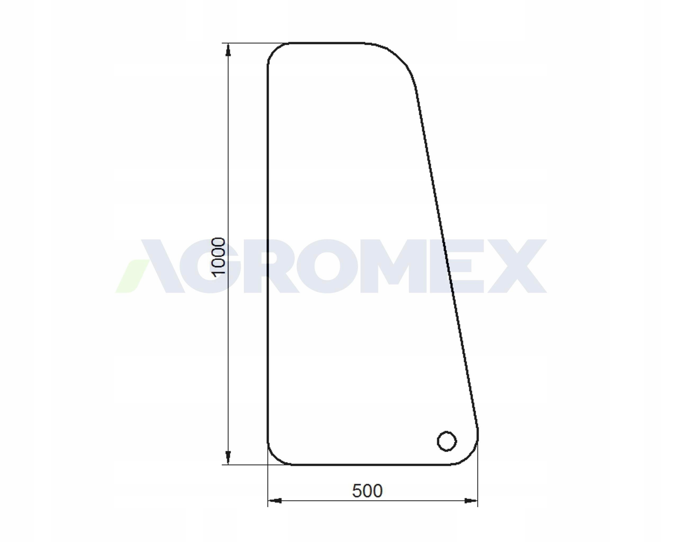 sklo nabíječka Merlo Panoramic boční levá 044166