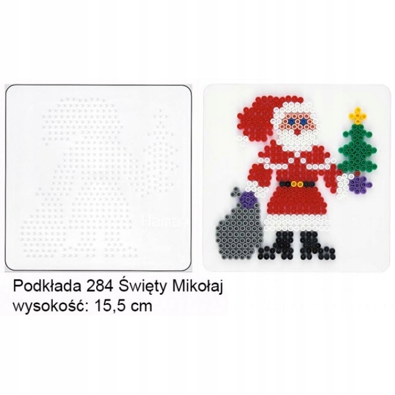 

Hama 284 Podkładki Do Koralików MIDI Św. Mikołaj