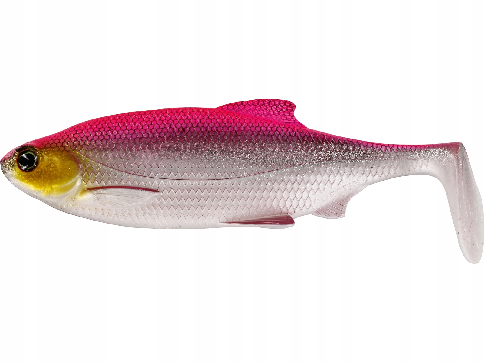 

Westin Ricky the Roach Shad 10cm Pink Headlight