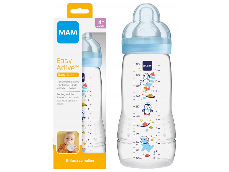 

Mam Baby Butelka Easy Active 330 ML Smoczek 4M+