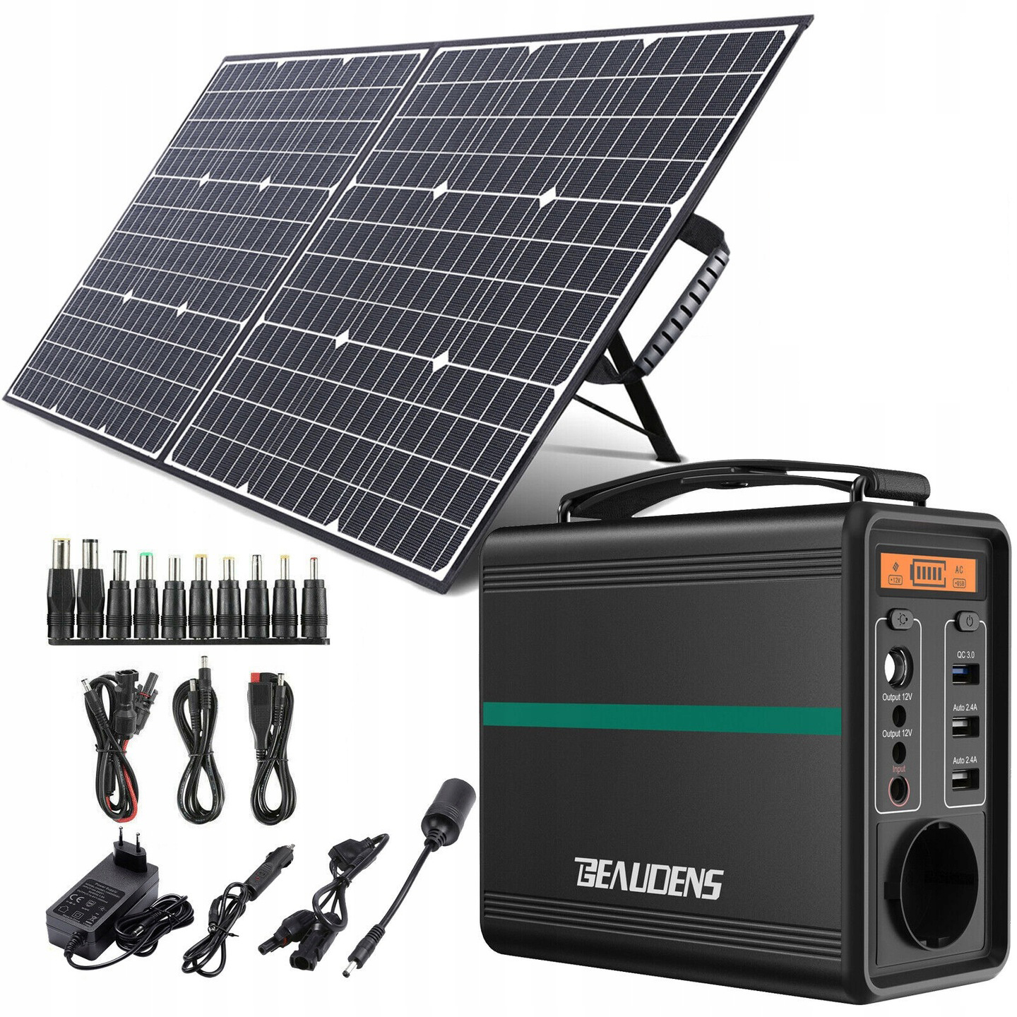 

Stacja Zasilania Generator Solar 166Wh+100W Solar