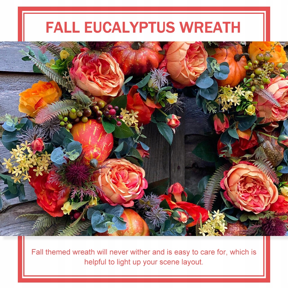 WIENIEC RÓŻANY OZDOBA JESIENNA WISZĄCA DEKORACJA EAN (GTIN) 6900965770786