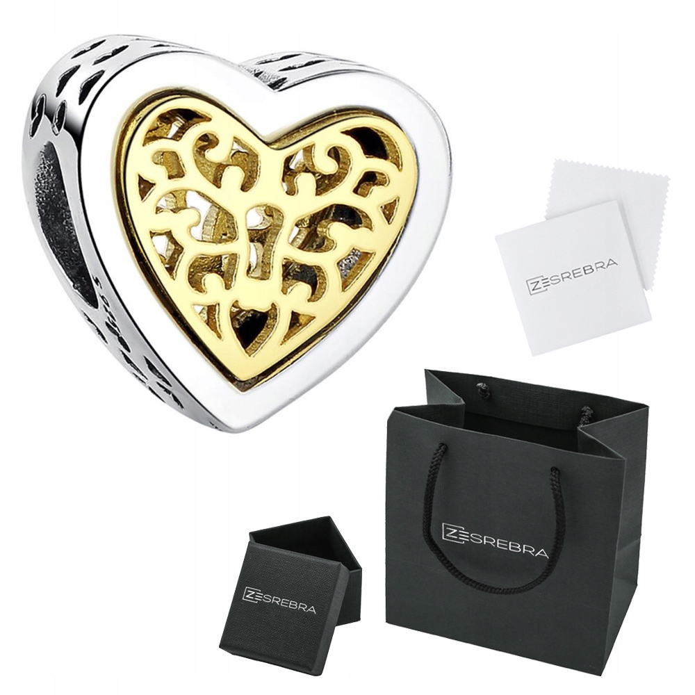 

Charms do Pandora Serce srebro 925 zawieszka beads