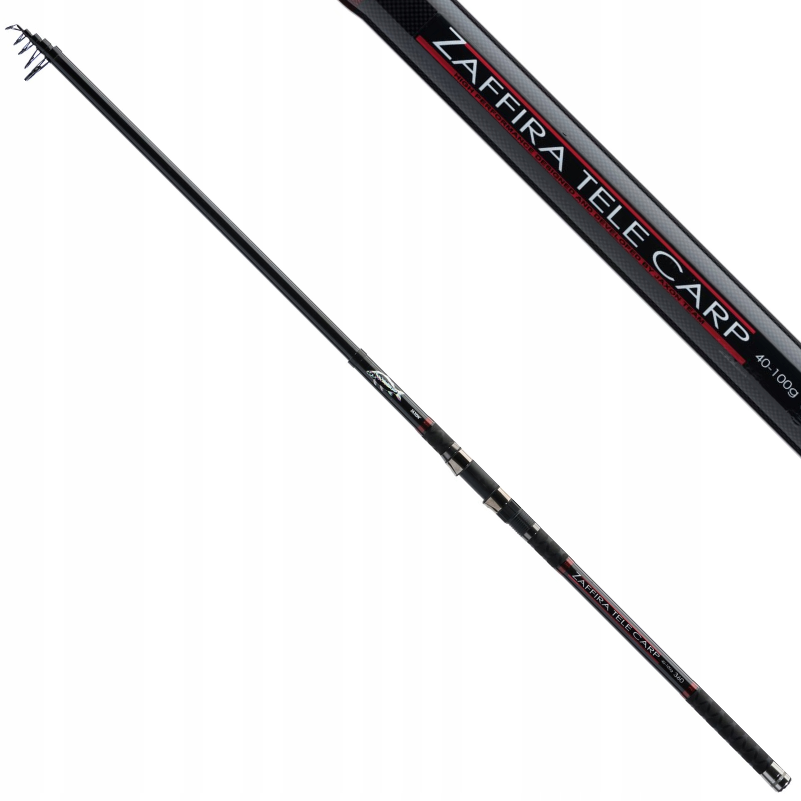 Wędka karpiowa Zaffira Tele Carp teleskopowa karpiówka 3m 30-80g Jaxon