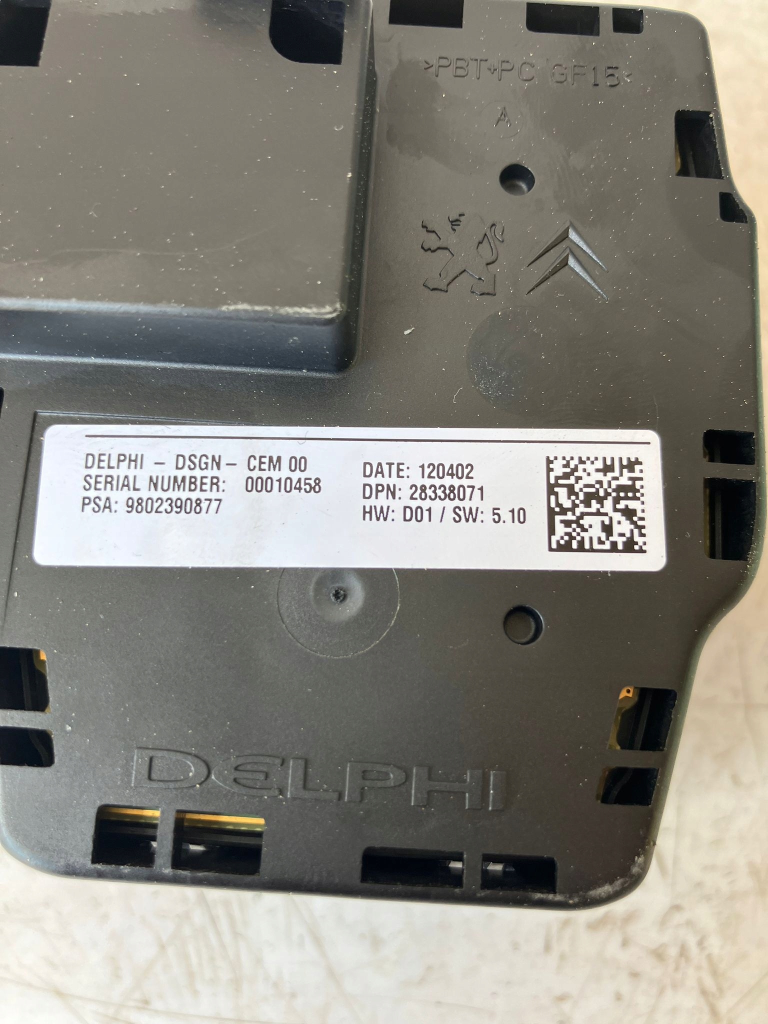 Schalter PANEL der Navigation DS5 9802390877