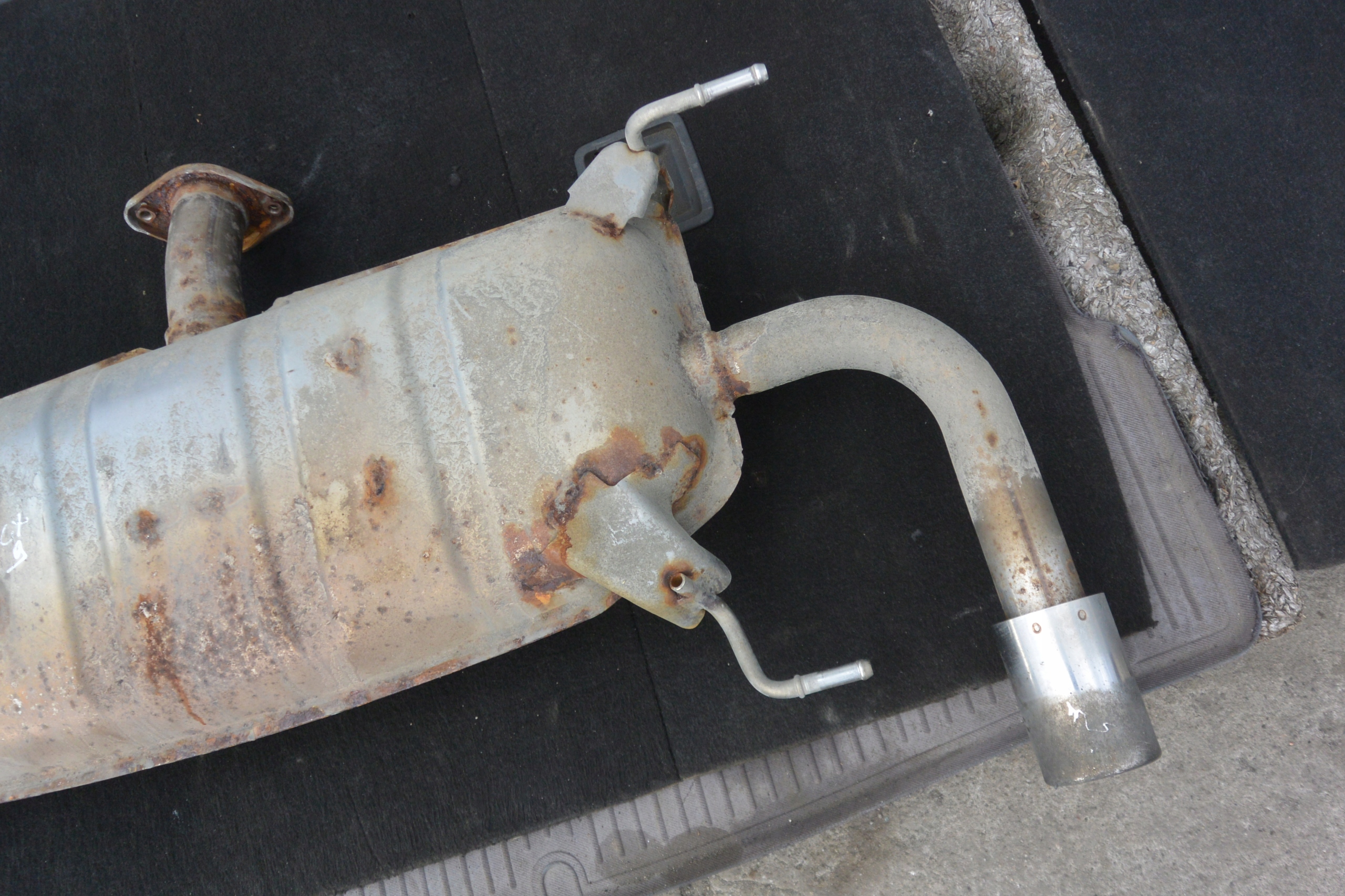 pipe muffler, exhaust MAZDA CX9 II 16- 2.5 T