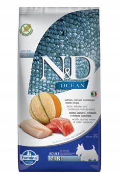Levně N&d Ocean Dog Adult Mini Salmon & Cod & Melon 7kg