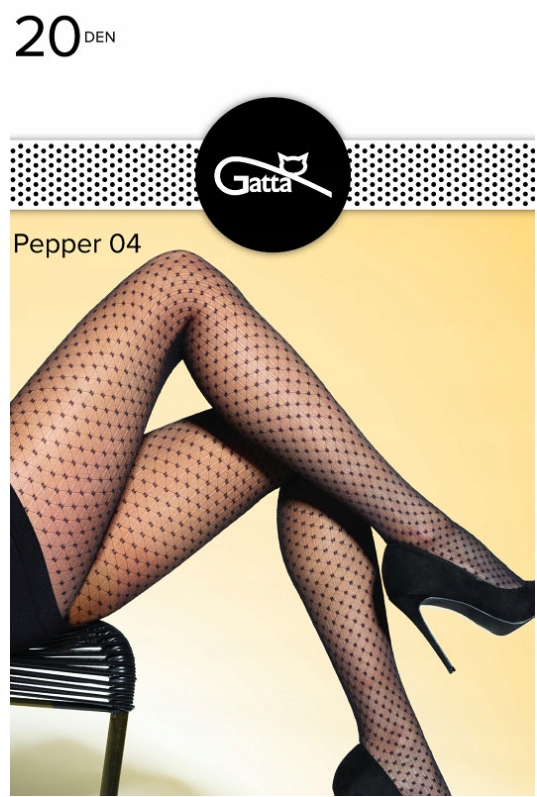

Rajstopy Gatta Pepper 04 wzorzyste r 2/S Nero