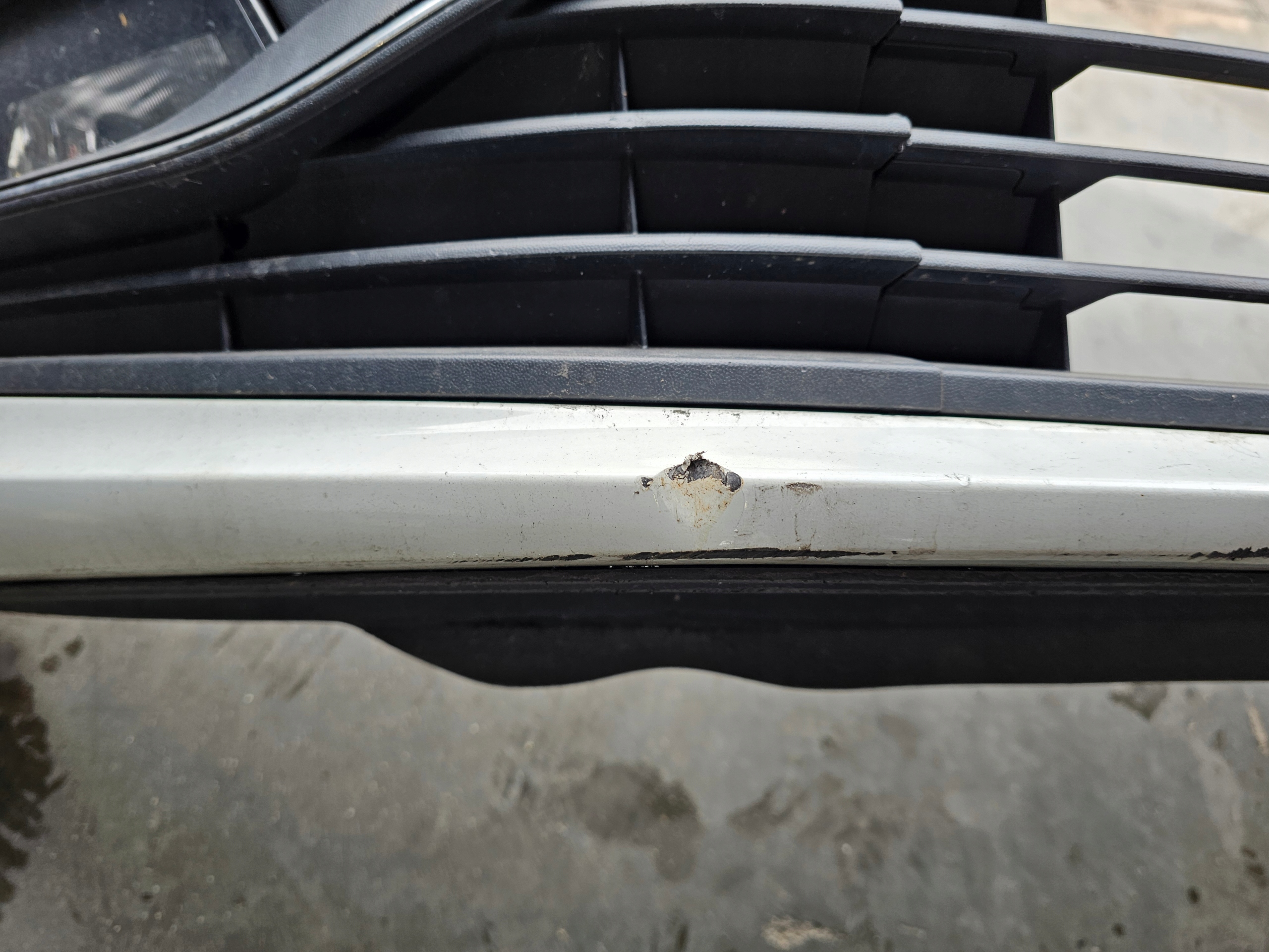 bumper front front VW POLO V 6R LC9A complete 4XPDC