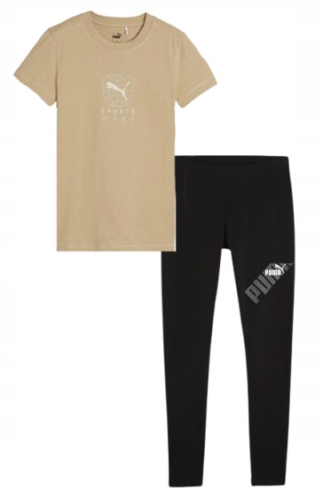 Dámský set Puma tričko z bavlny, velikost Xs