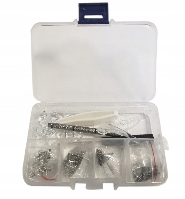 Śrubki noski do naprawy okularów wkrętak penseta