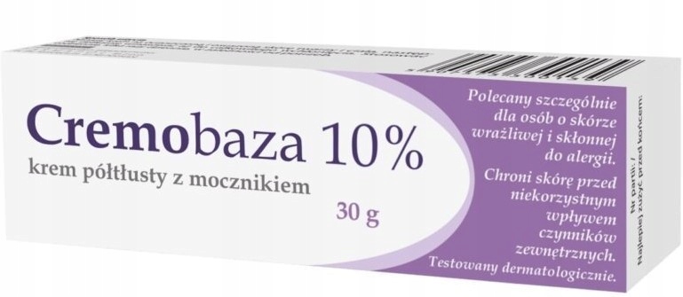 

Cremobaza 10% krem półtłusty z mocznikiem 30g