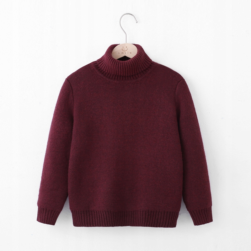 dziecięcy gruby polarowy sweter z golfem 2D7 Materiał dominujący bawełna