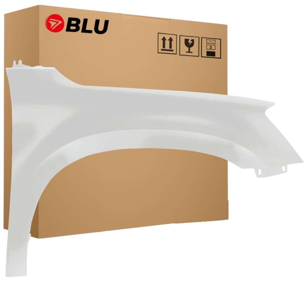 Blu Blatník Škoda Yeti 5L LF8L pravý stříbrný 09-13 přední StahlGrau