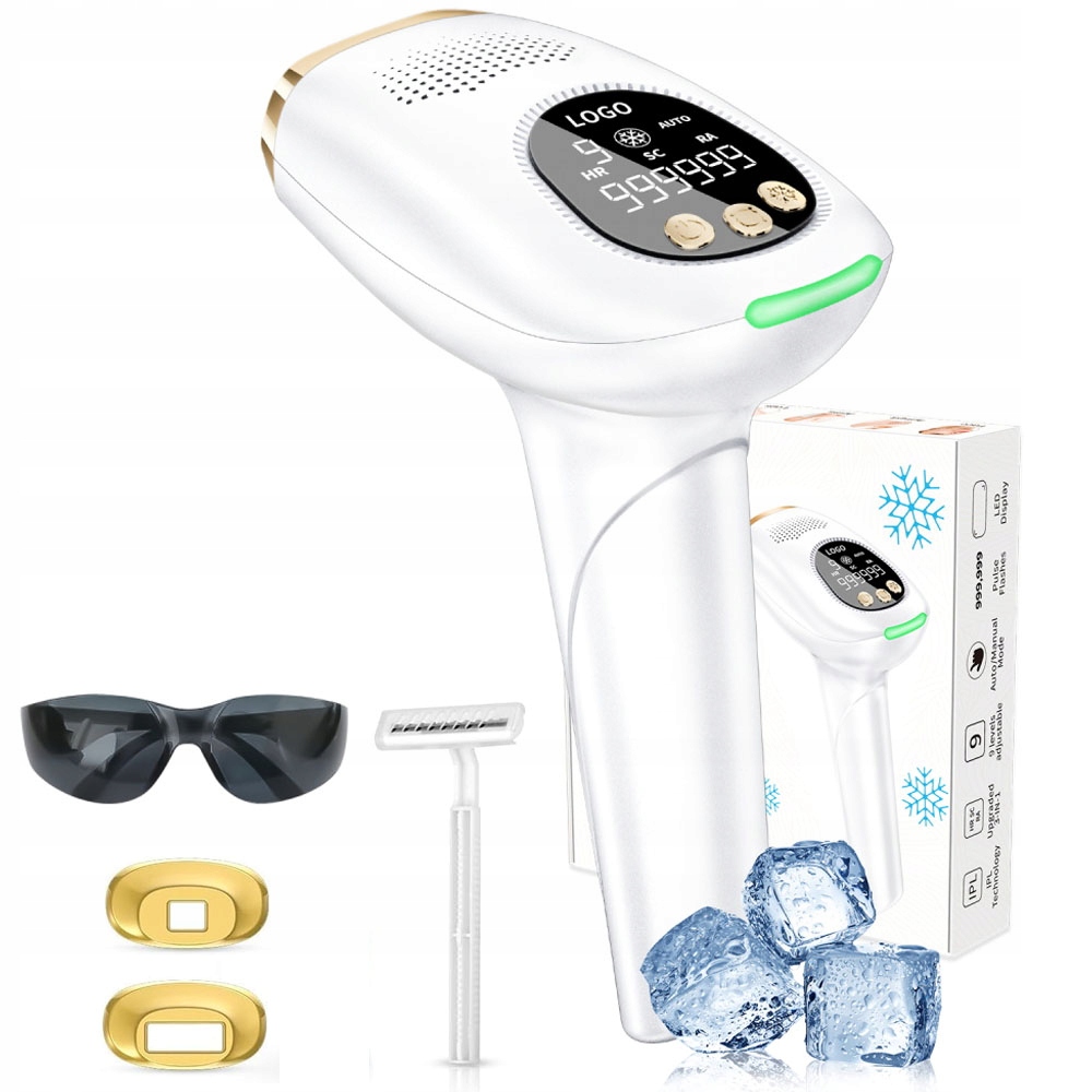 Ipl epilátor Ipl pro obličej a tělo Bikini Bezbolestný 3v1 Bedee