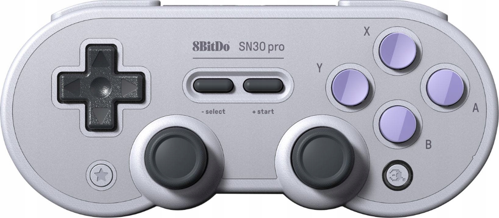 Gamepad 8Bitdo SN30 Pro Usb, šedý.