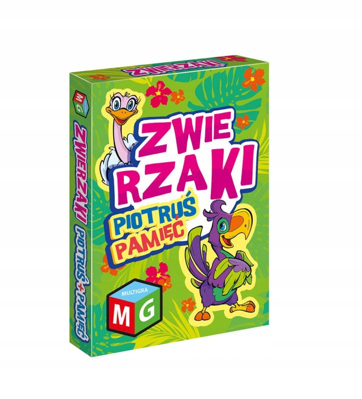 Karty Piotruś. Zwierzaki i Pamięć Multigra