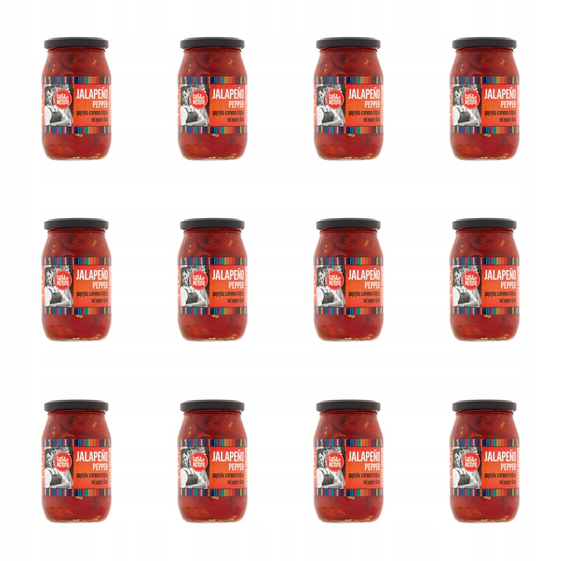 Casa de Mexico Paprika jalapeno červená krájená 340 g X12