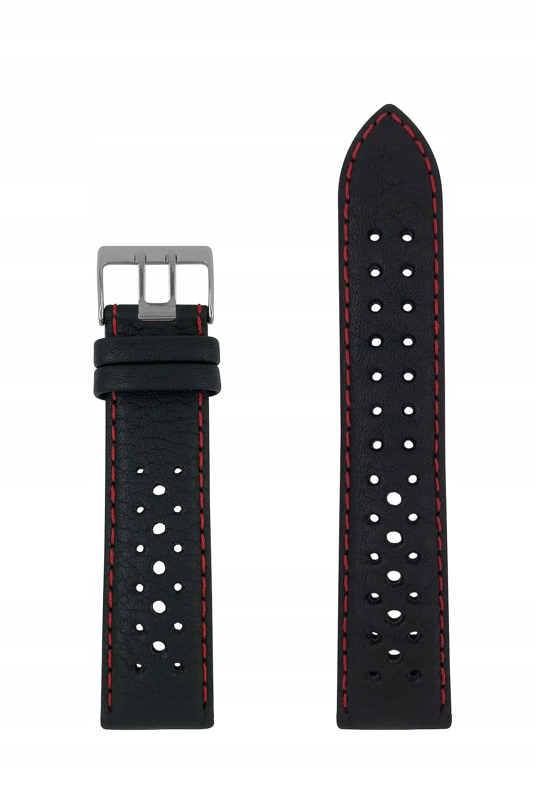 Kožený opasek Zeppelin černý 22 mm