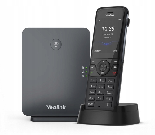 Yealink W78P VoIP telefón čierny Tft